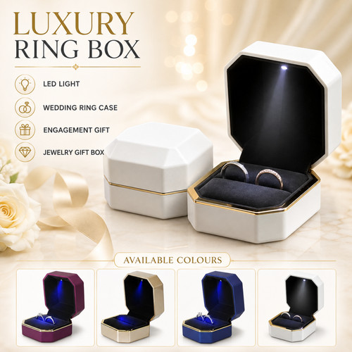 Luxury ring box with - ring, light