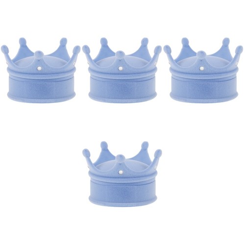 4pcs small sky blue crown - 4pcs,