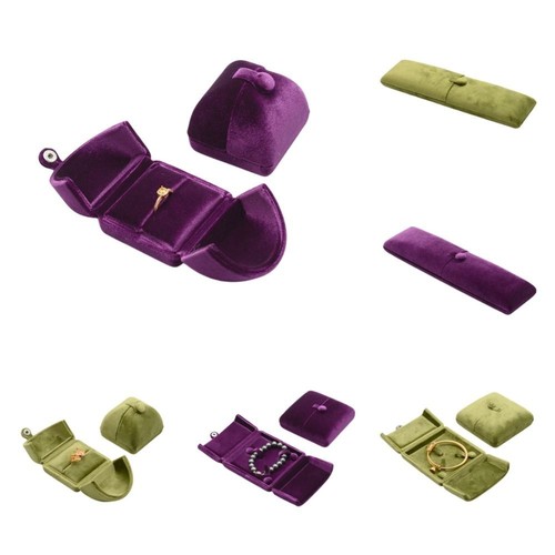 Velvet jewelry box - jewelry, necklace