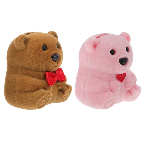 Adorable bear ring boxes - ring,