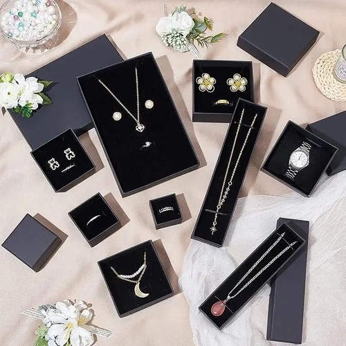 Jewellery box black - box, ring
