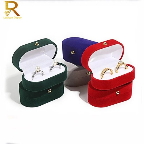 Double ring box velvet - -,