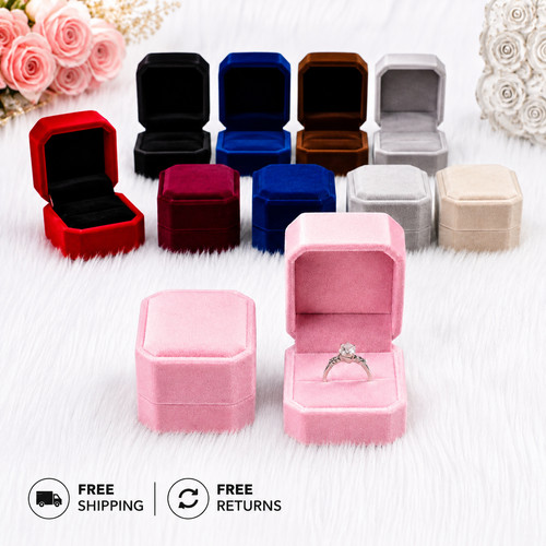 Black pink velvet jewellery - black/pink,