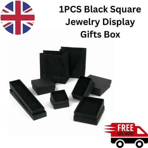 Jewellery box black ring - black,