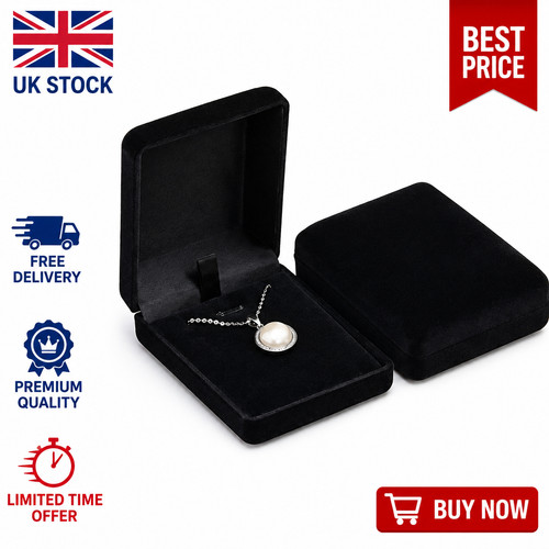 Velvet necklace box - velvet,