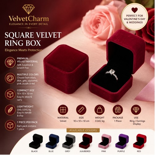 Black pink velvet jewellery - black/pink,