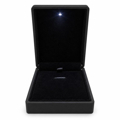 Black led jewellery gift - black,