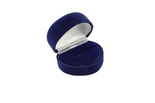 Luxury blue velvet heart - 1,