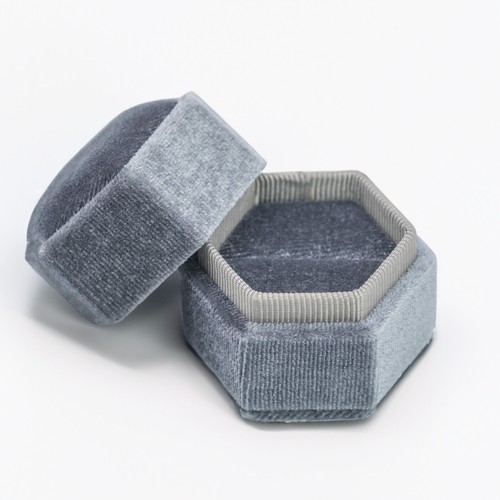 Velvet ring box engagement - ring,