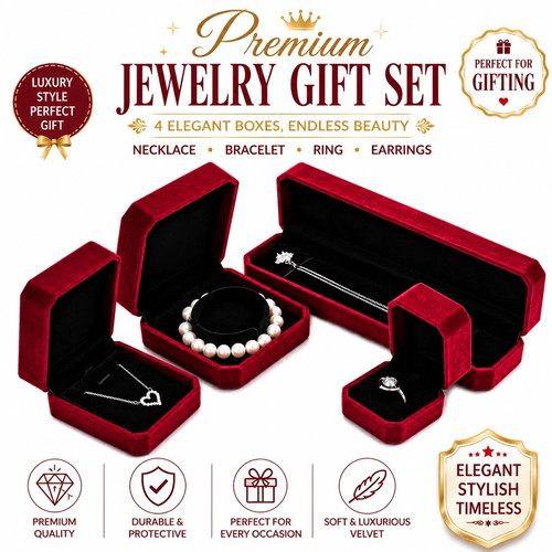 Luxury velvet jewellery gift - velvet,