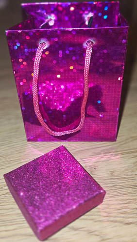 Pink glitter jewellery gift - jewellery,