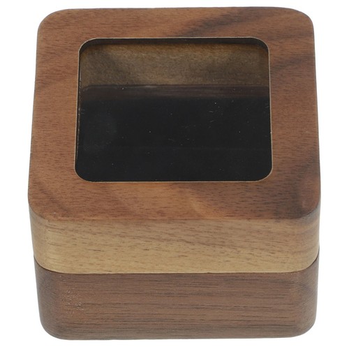 Solid wood brown double ring - double,