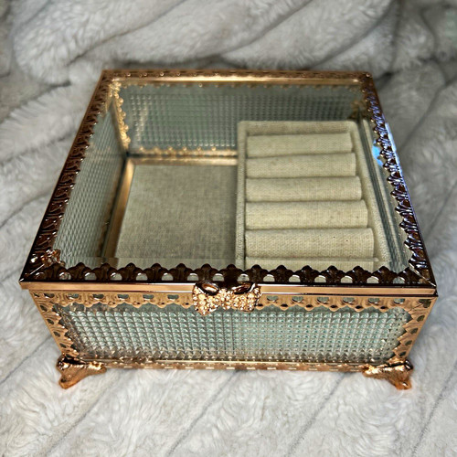 Beautiful glass gold metal - beautiful,