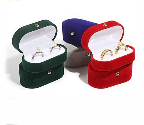 Velvet trinket box ring - trinket,