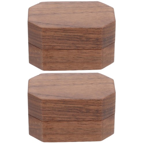 Compact wooden ring box for - compact,