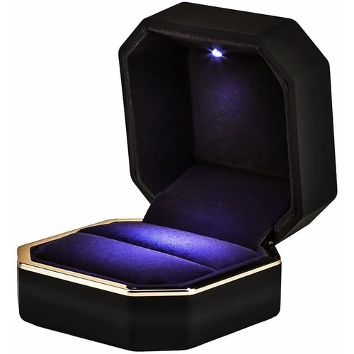 Luxury ring box with led - luxury, light