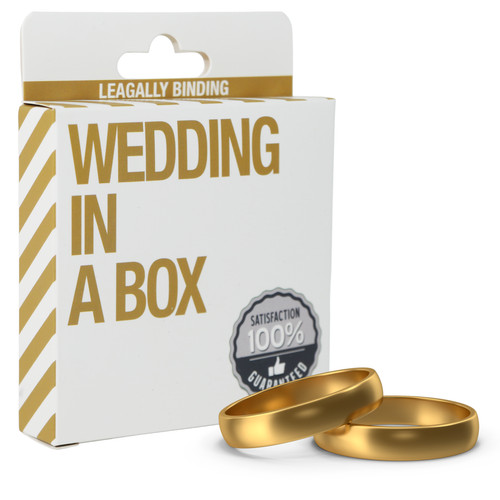 Wedding box novelty - in, box!