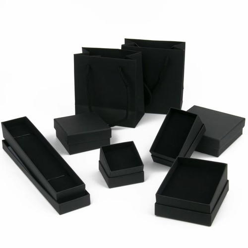 Jewellery box black ring - box,