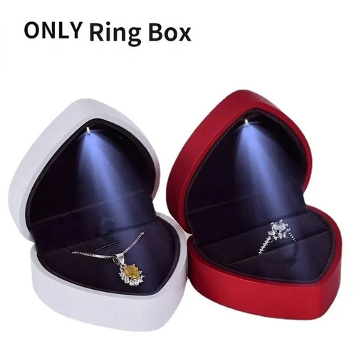 Heart shaped ring - heart, box