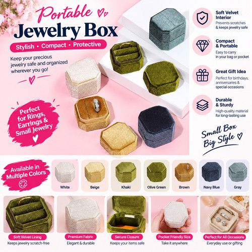 Heart shape velvet ring - shape,